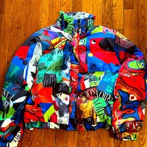 Women’s Multicolored Puffer Jacket